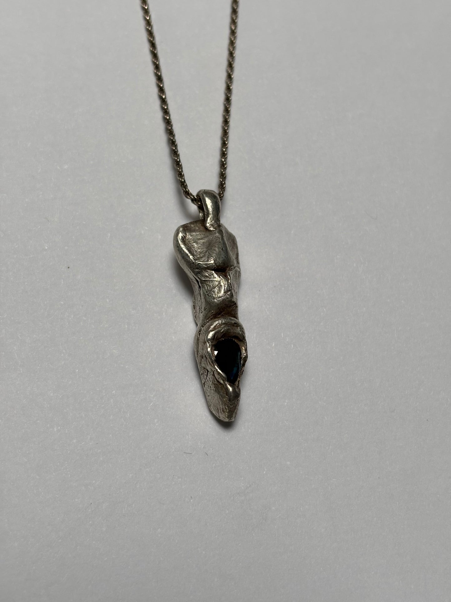 Mangam Sapphire Mask Pendant