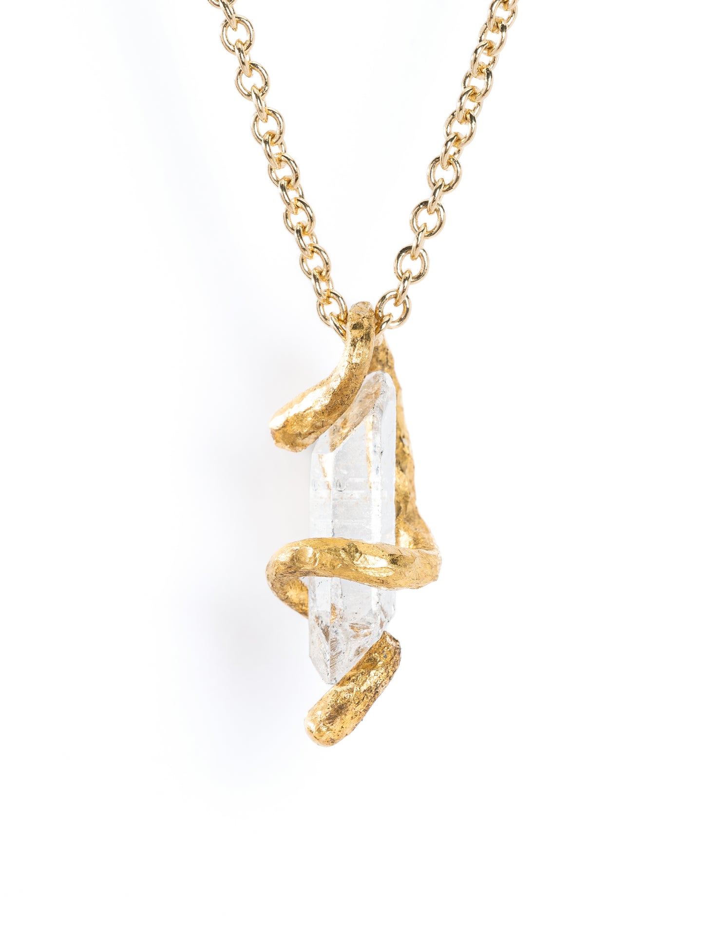 Sundrop Quartz Cosmos in 24k | pendant