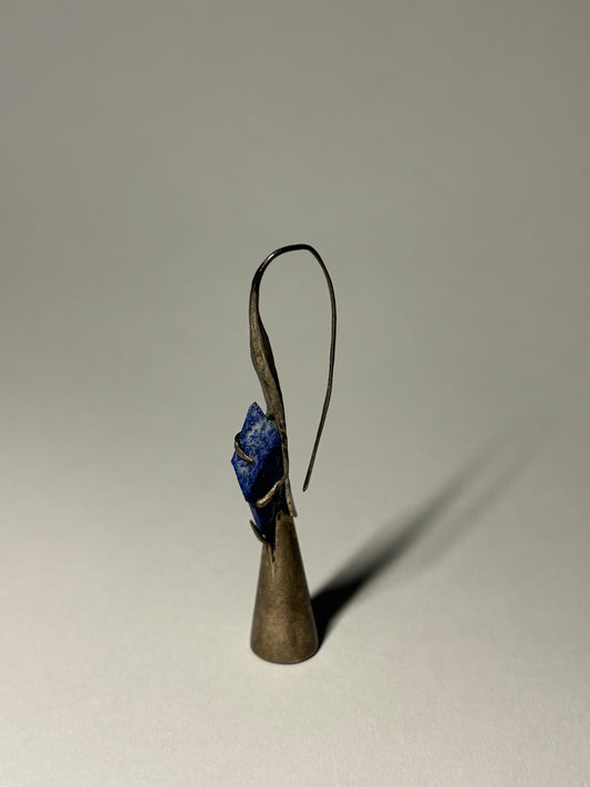Lapis Lantern Earring