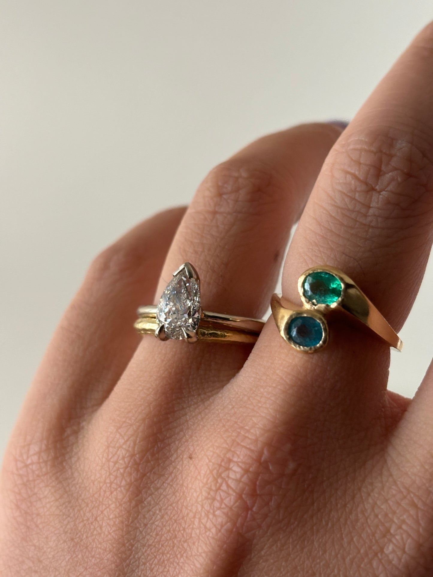 Custom Pear Shaped Engagement Ring | ring