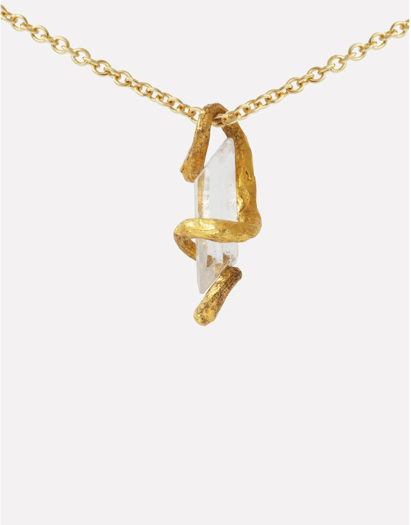 Sundrop Quartz Cosmos in 24k | pendant